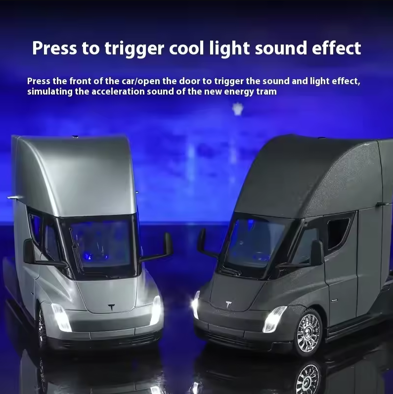 π 1:24 Diecast Tesla Semi Truck Head Model π