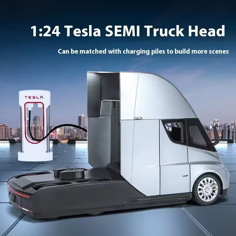 π 1:24 Diecast Tesla Semi Truck Head Model π