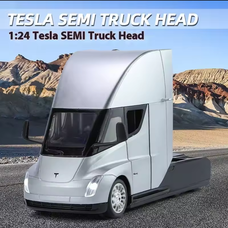 π 1:24 Diecast Tesla Semi Truck Head Model π