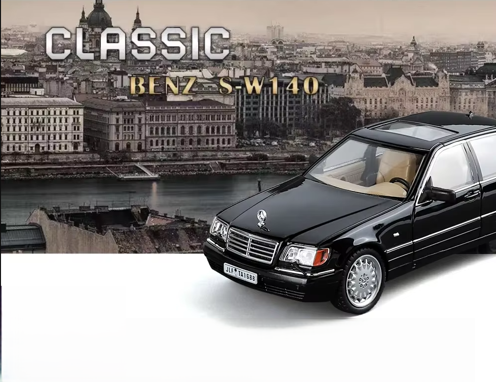 π 1:24 Diecast Mercedes W140 SL320 β A Timeless Luxury Classic! π