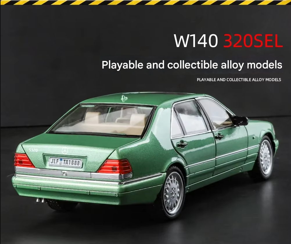 π 1:24 Diecast Mercedes W140 SL320 β A Timeless Luxury Classic! π