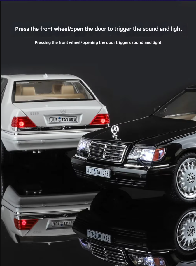 π 1:24 Diecast Mercedes W140 SL320 β A Timeless Luxury Classic! π