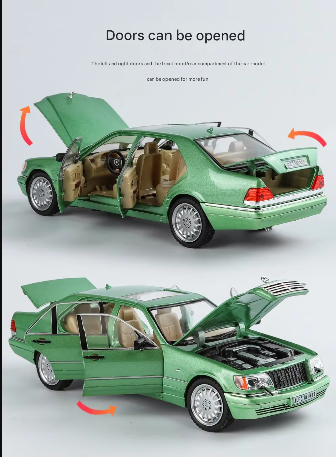 π 1:24 Diecast Mercedes W140 SL320 β A Timeless Luxury Classic! π