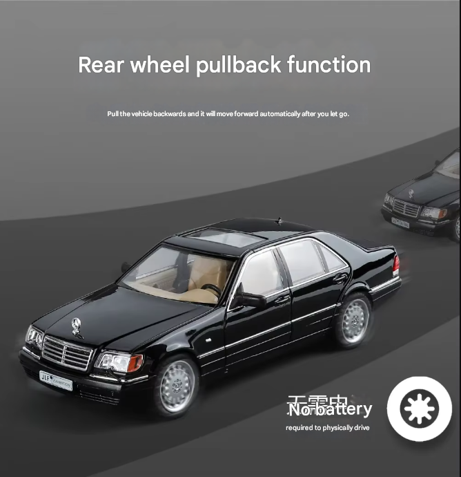 π 1:24 Diecast Mercedes W140 SL320 β A Timeless Luxury Classic! π