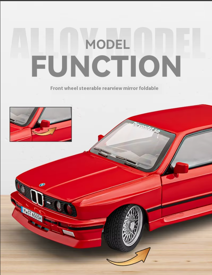 π₯ 1:24 Diecast BMW M3 E30 β A True Classic for Collectors! π₯