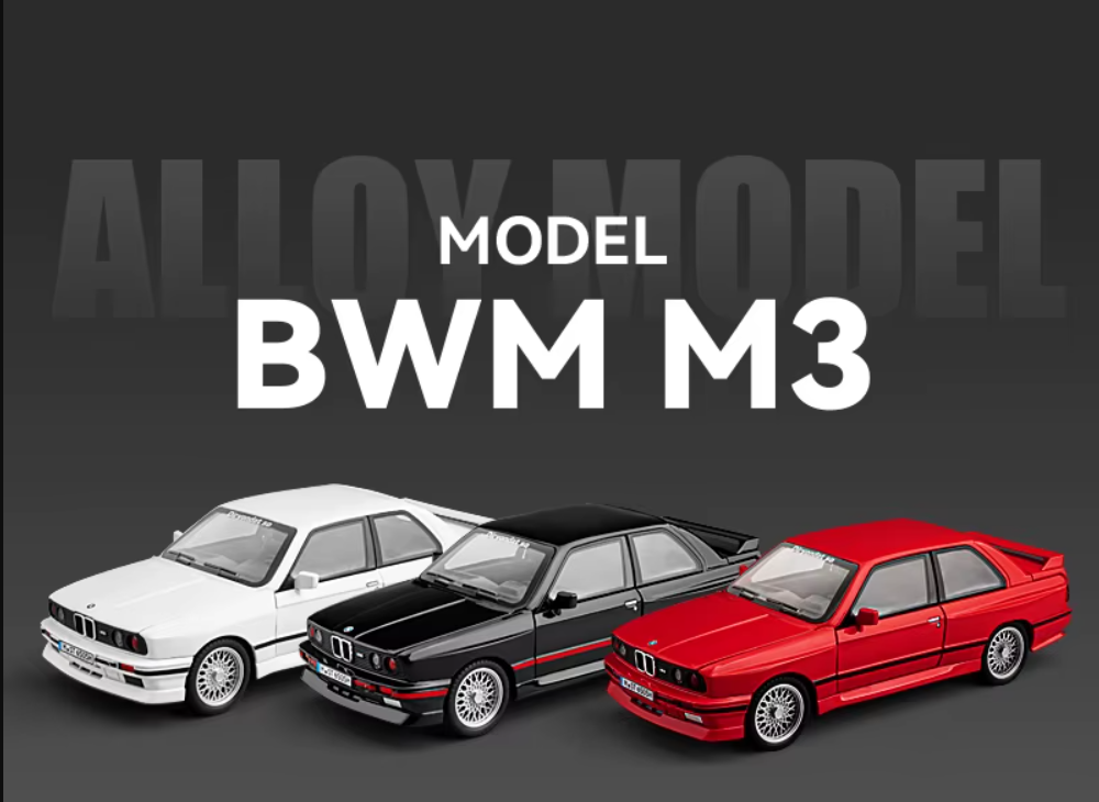π₯ 1:24 Diecast BMW M3 E30 β A True Classic for Collectors! π₯