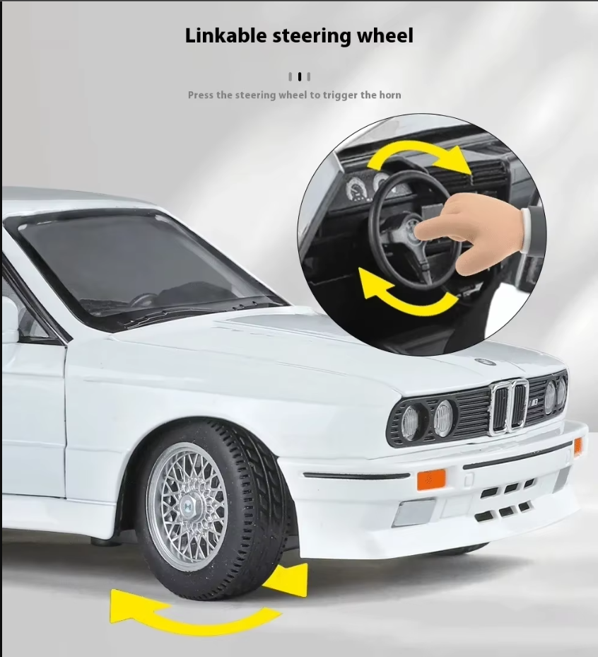 π₯ 1:24 Diecast BMW M3 E30 β A True Classic for Collectors! π₯