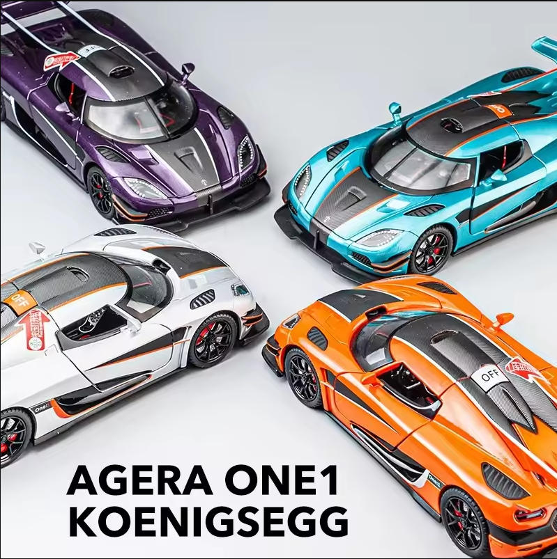 ๐โจ 1:24 Diecast Koenigsegg One Model Car โจ๐