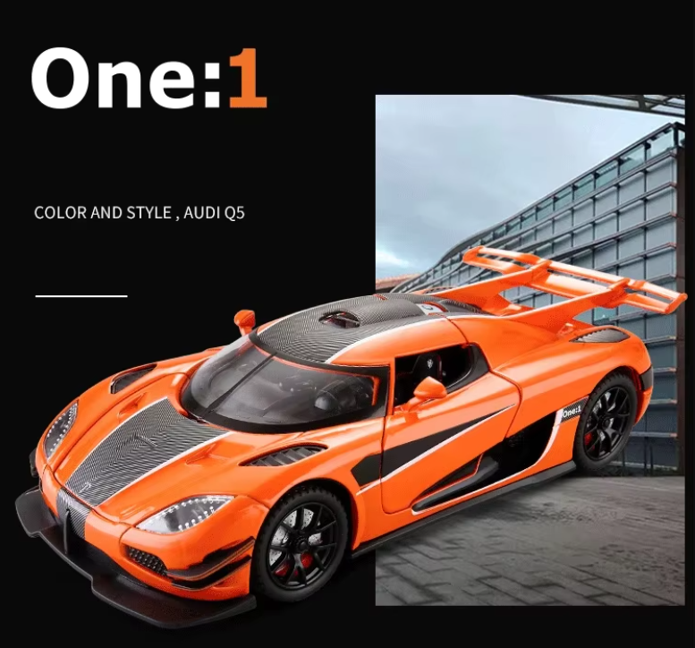 ๐โจ 1:24 Diecast Koenigsegg One Model Car โจ๐