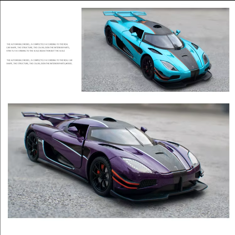๐โจ 1:24 Diecast Koenigsegg One Model Car โจ๐