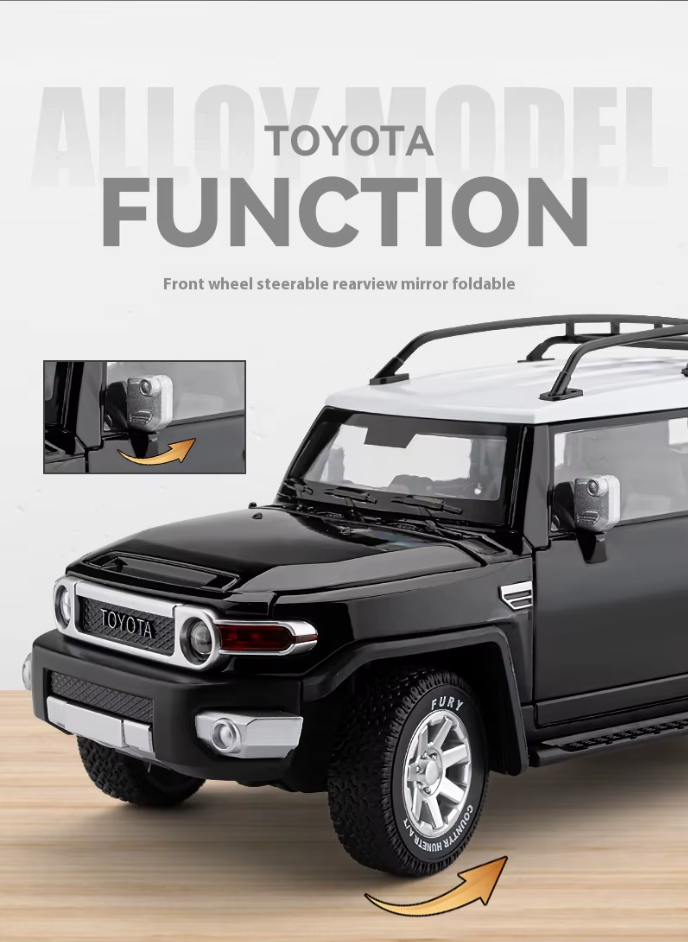 π 1:24 Diecast Toyota FJ Cruiser SUV Model β A Must-Have for Collectors! π