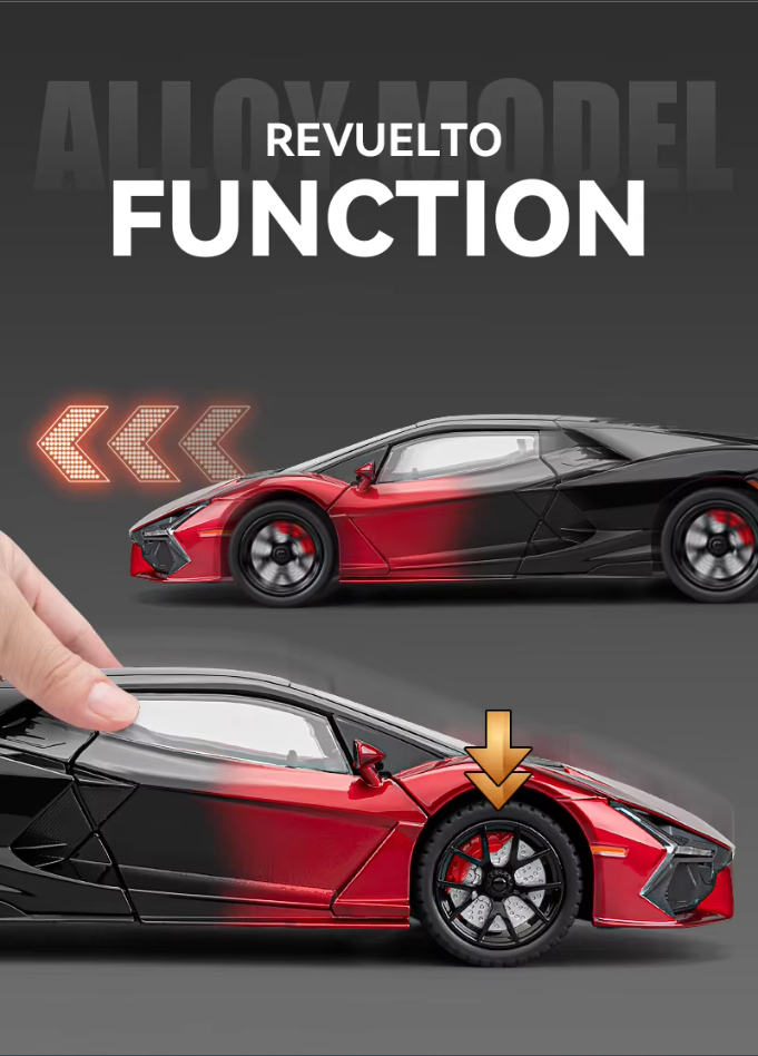 ποΈ 1:24 Diecast Lamborghini Revuelto Model Car β A Masterpiece of Speed & Luxury! ποΈ