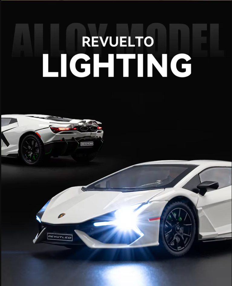 ποΈ 1:24 Diecast Lamborghini Revuelto Model Car β A Masterpiece of Speed & Luxury! ποΈ