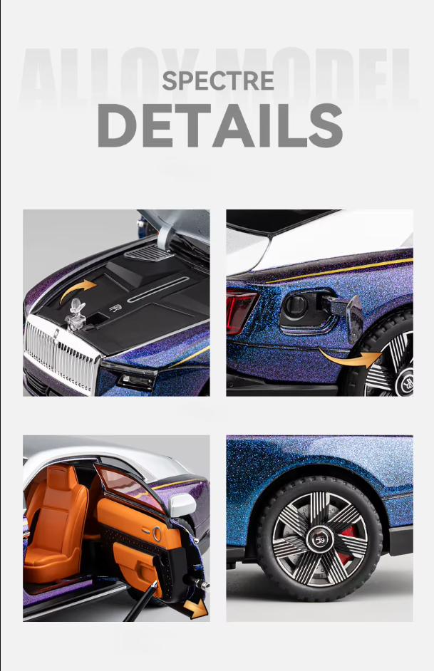 ✨ 1:24 Diecast Rolls Royce Specter – The Epitome of Luxury & Elegance! ✨