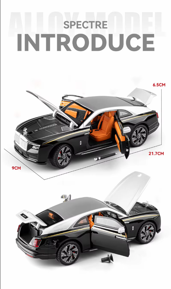 ✨ 1:24 Diecast Rolls Royce Specter – The Epitome of Luxury & Elegance! ✨