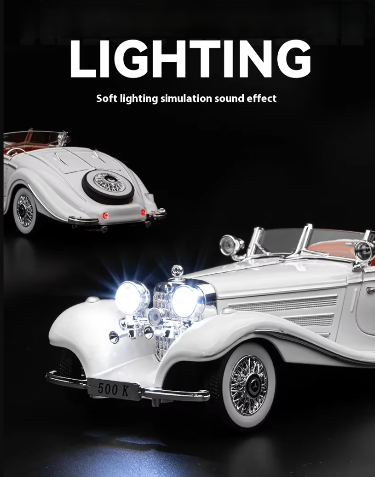1:24 Diecast 1936 Mercedes Benz 500K π