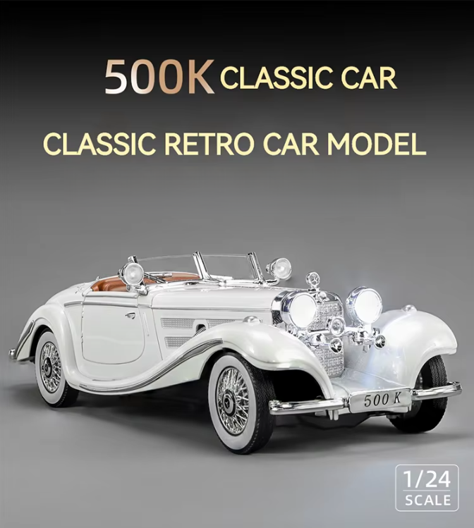 1:24 Diecast 1936 Mercedes Benz 500K π