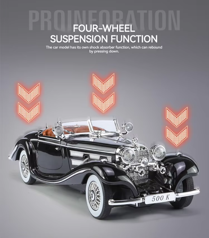 1:24 Diecast 1936 Mercedes Benz 500K π