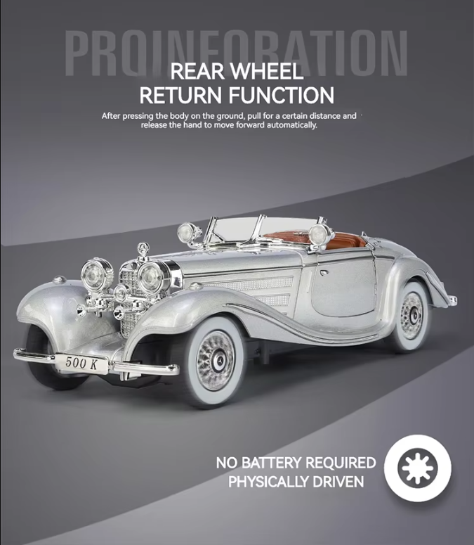 1:24 Diecast 1936 Mercedes Benz 500K π
