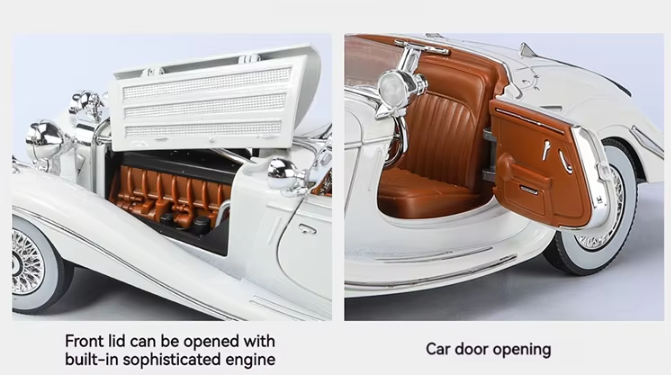 1:24 Diecast 1936 Mercedes Benz 500K π