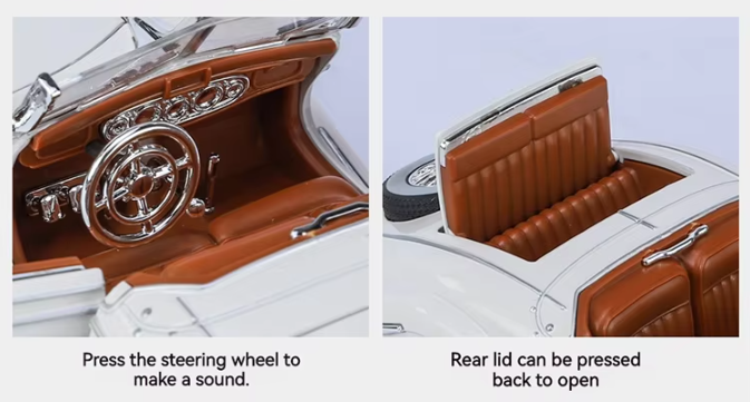 1:24 Diecast 1936 Mercedes Benz 500K π