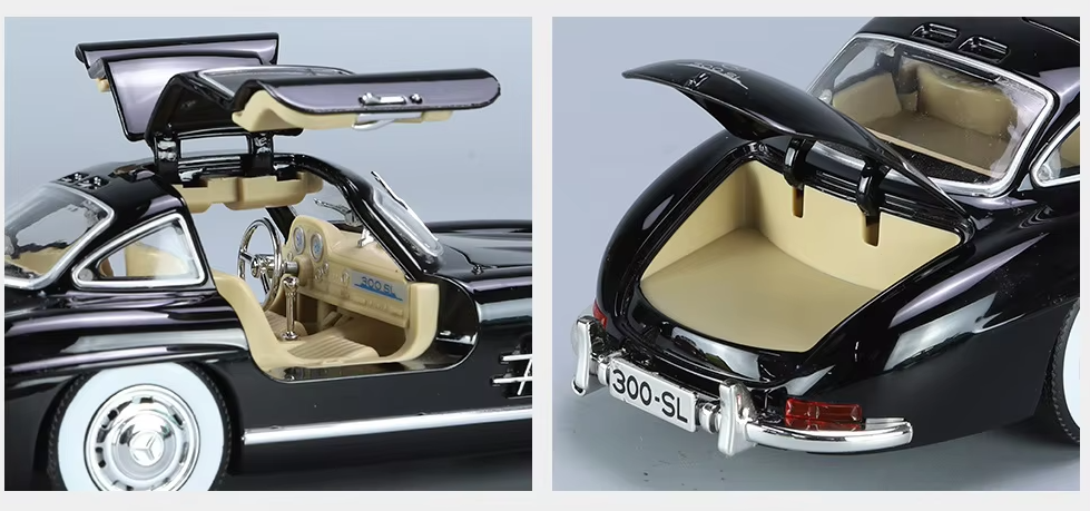 1:24 Diecast Benz 300SL Coupe Model Car ποΈβ¨