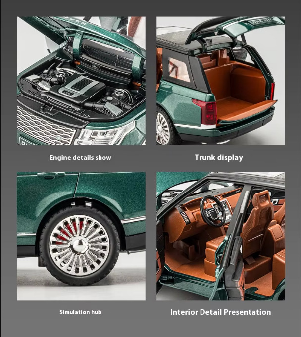 1:24 Diecast Range Rover SUV Model πβ¨