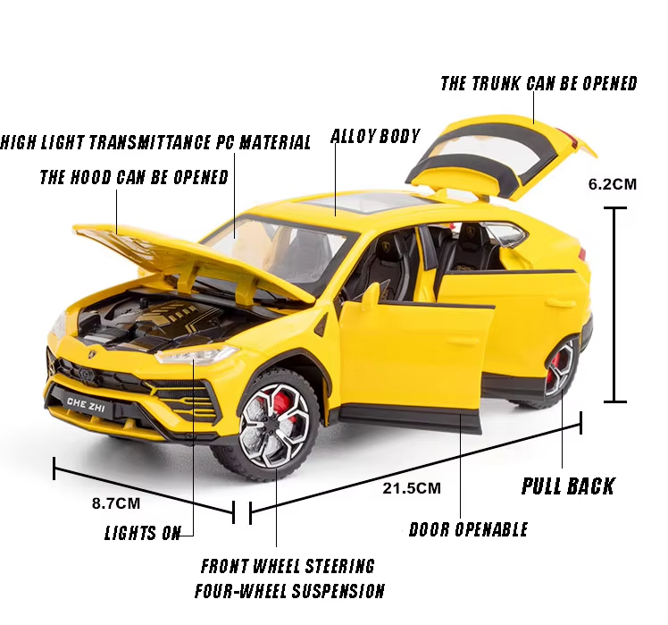 π Diecast 1:24 Scale Lamborghini Urus β Luxury Meets Performance