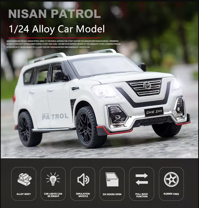 π Diecast 1:24 Scale Nissan Patrol β Premium Collectible Model