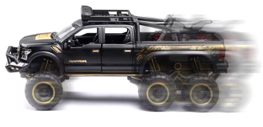 π Diecast 1:24 Scale Ford Raptor 6x6 β Ultimate Off-Road Beast