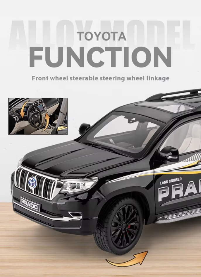 π 1:18 Scale Toyota Land Cruiser Prado Diecast Model β The Ultimate Collectible!