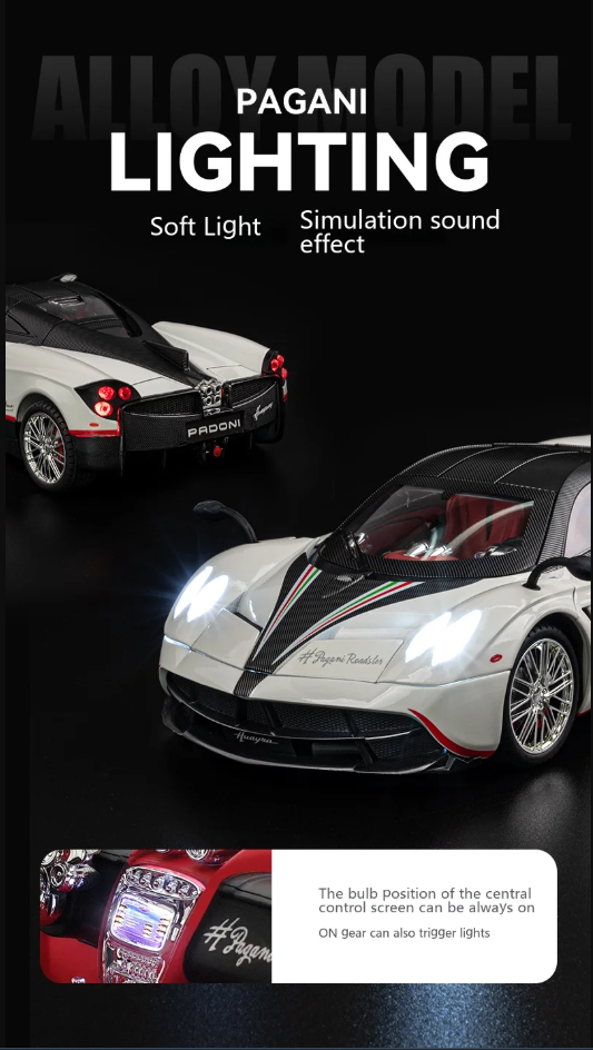 ποΈ Pagani Huayra β 1:18 Scale Die-Cast Model