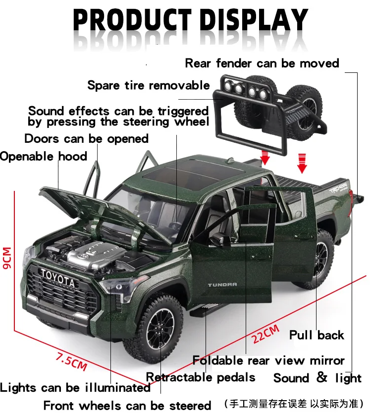 π» Toyota Tundra β 1:24 Scale Die-Cast Model