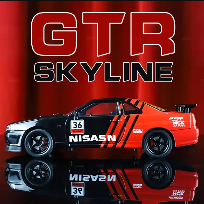 π Diecast Nissan Skyline GTR ππ¨