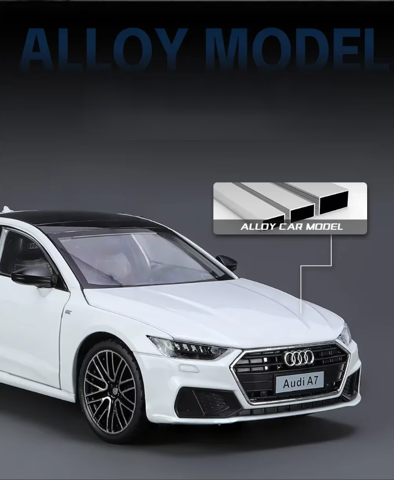 1:24 Diecast Audi A7 Model Car