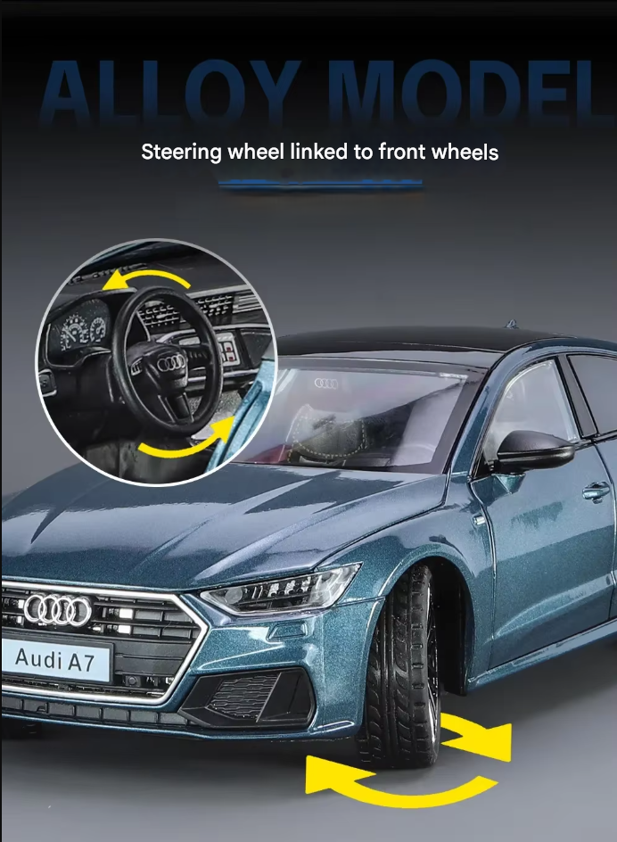 1:24 Diecast Audi A7 Model Car