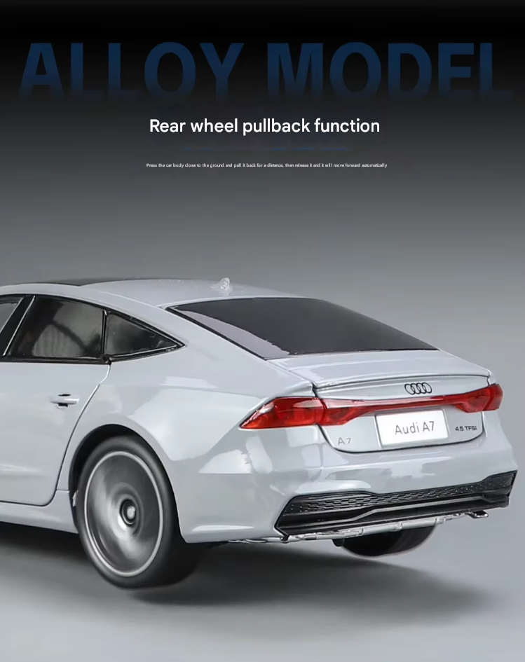 1:24 Diecast Audi A7 Model Car