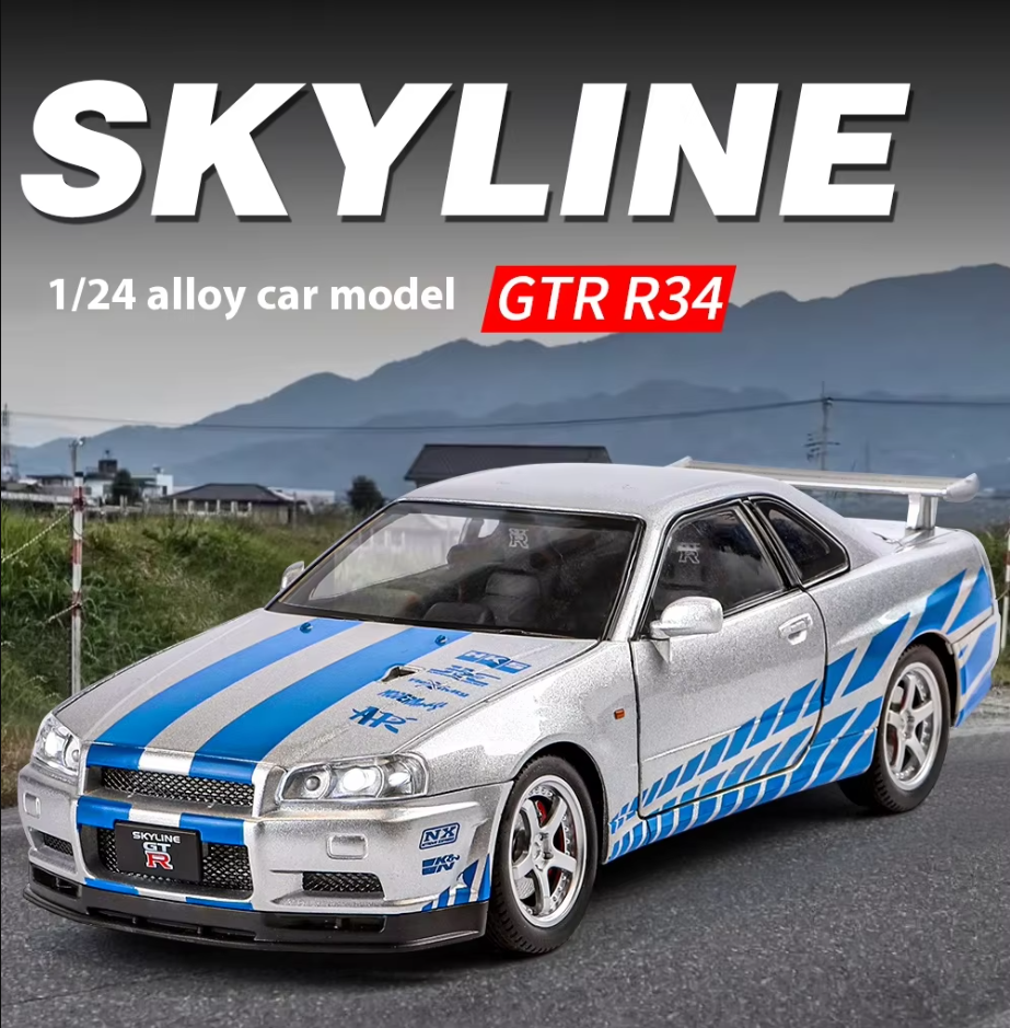 π Diecast Nissan Skyline GTR ππ¨