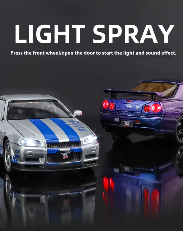 π Diecast Nissan Skyline GTR ππ¨