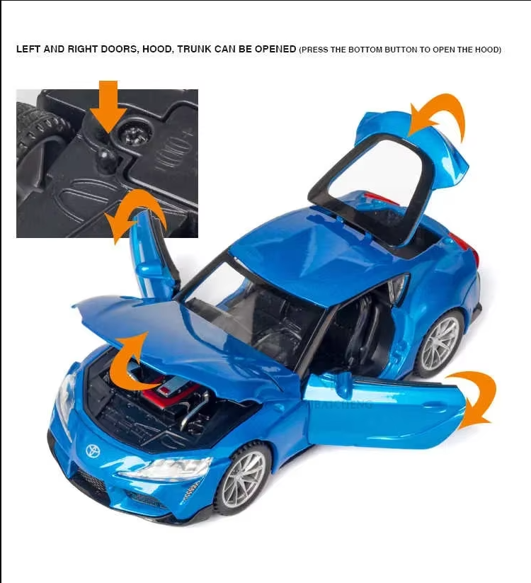 π Toyota Supra MK5 GR Diecast Model β 1/32 Scale