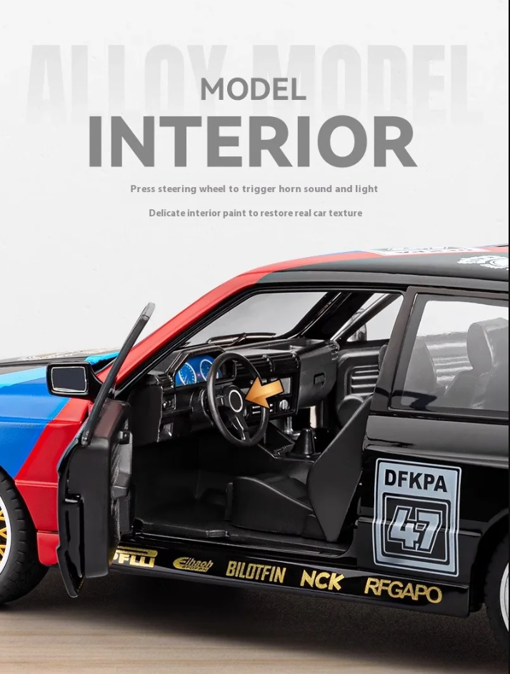 π₯ 1:24 Diecast BMW M3 E30 β A True Classic for Collectors! π₯