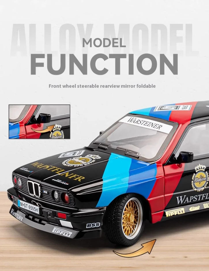 π₯ 1:24 Diecast BMW M3 E30 β A True Classic for Collectors! π₯