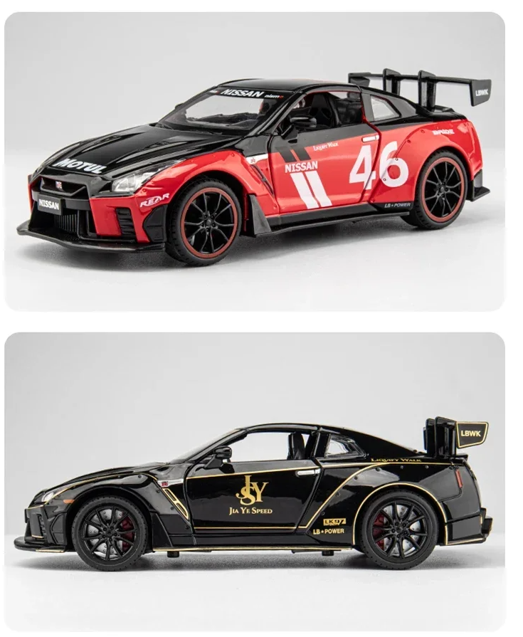 Nissan GT-R R35 Super GT Diecast Model β Godzilla in Miniature