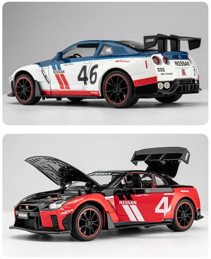 Nissan GT-R R35 Super GT Diecast Model β Godzilla in Miniature