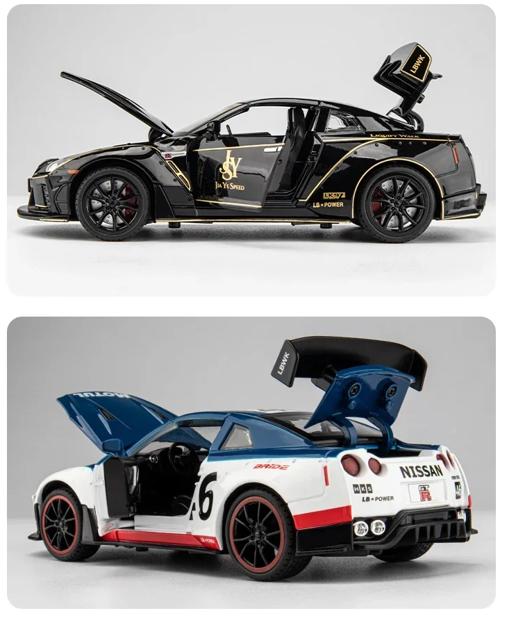 Nissan GT-R R35 Super GT Diecast Model β Godzilla in Miniature