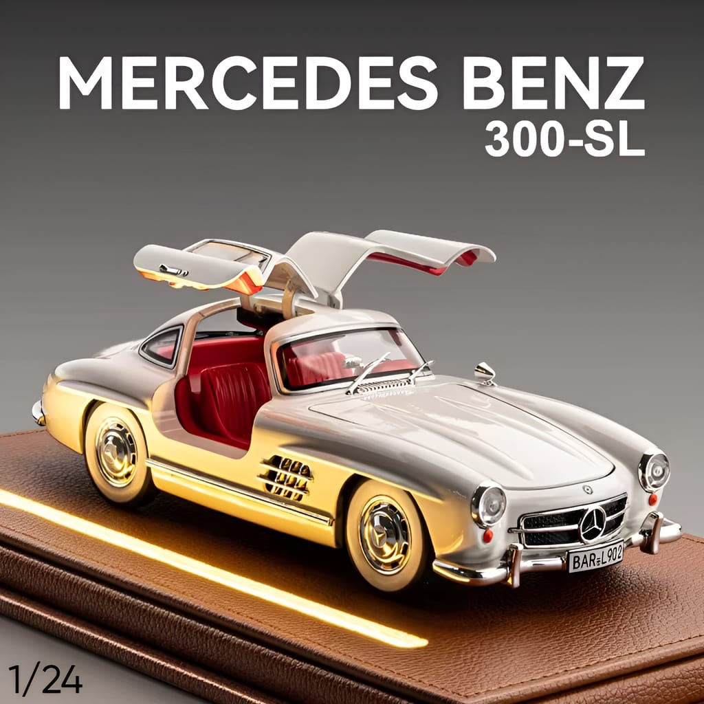 1:24 Diecast Benz 300SL Coupe Model Car ποΈβ¨