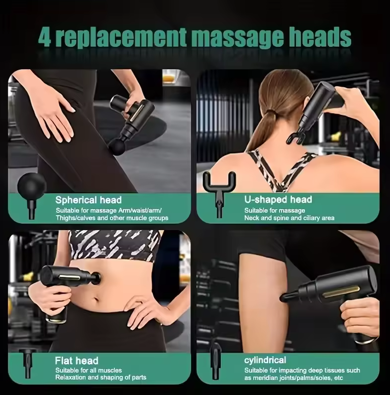 Portable Percussive Massage Gun β Deep Tissue Muscle Relaxation