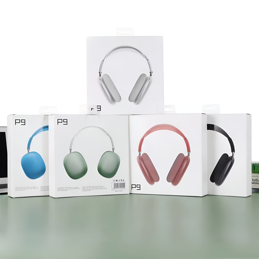 P9 Wireless Bluetooth Headphones | Over-Ear Stereo Headset with Mic