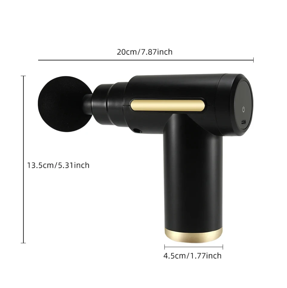 Portable Percussive Massage Gun – Deep Tissue Muscle Relaxation