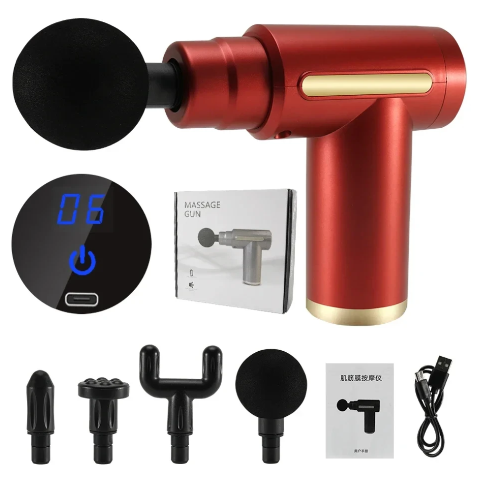 Portable Percussive Massage Gun – Deep Tissue Muscle Relaxation